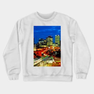 East India Dock Station Canary Wharf London Docklands Crewneck Sweatshirt